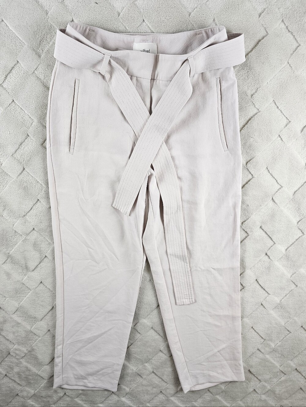 Wilfred High-Waisted Straight-Leg Trousers Womens 8